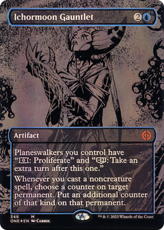 Ichormoon Gauntlet (Oil Slick Raised Foil) (348) [Phyrexia: All Will Be One] foil - Deck Out Gaming