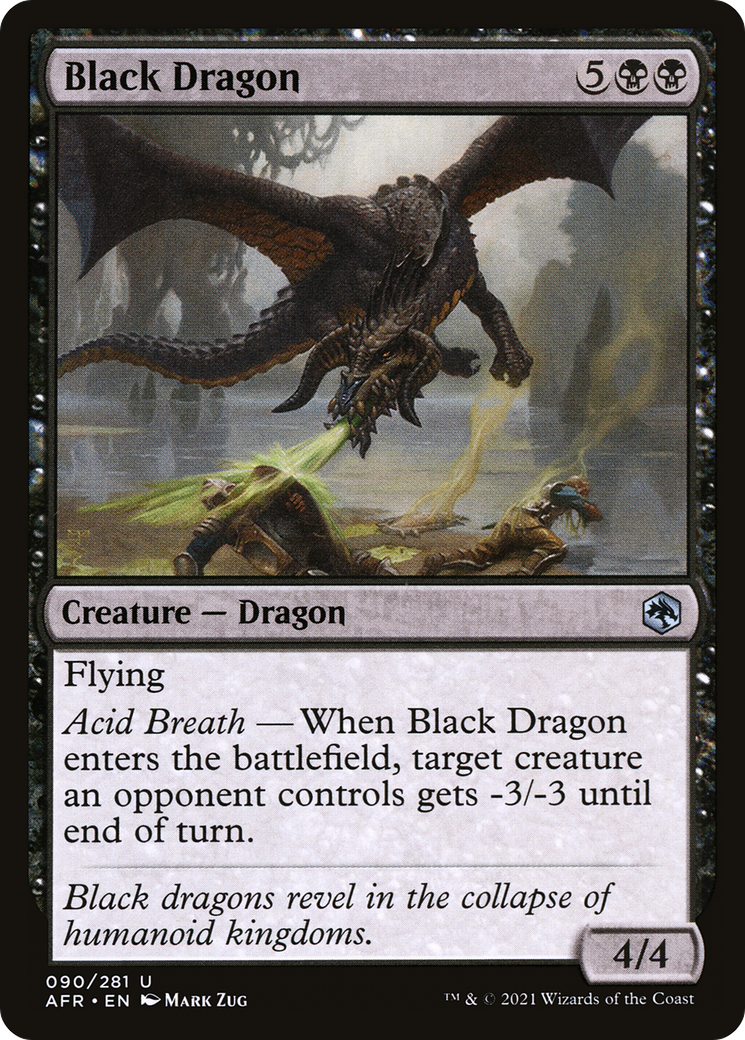 Black Dragon (90) [Adventures in the Forgotten Realms] - Deck Out Gaming