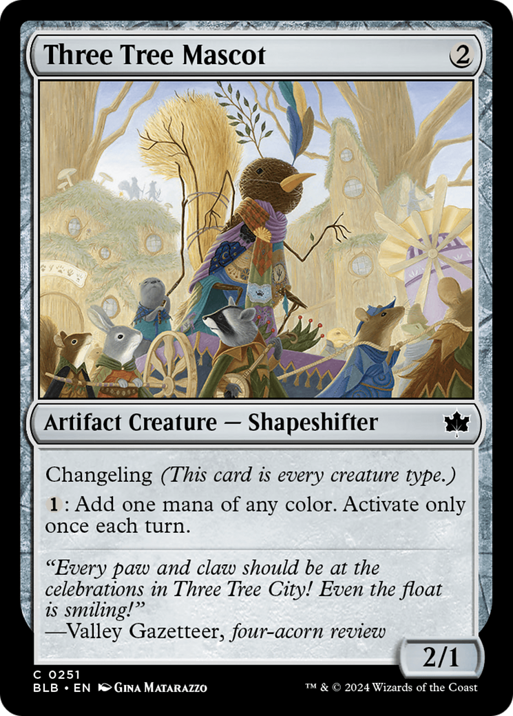 Three Tree Mascot (251) [Bloomburrow] foil - Deck Out Gaming