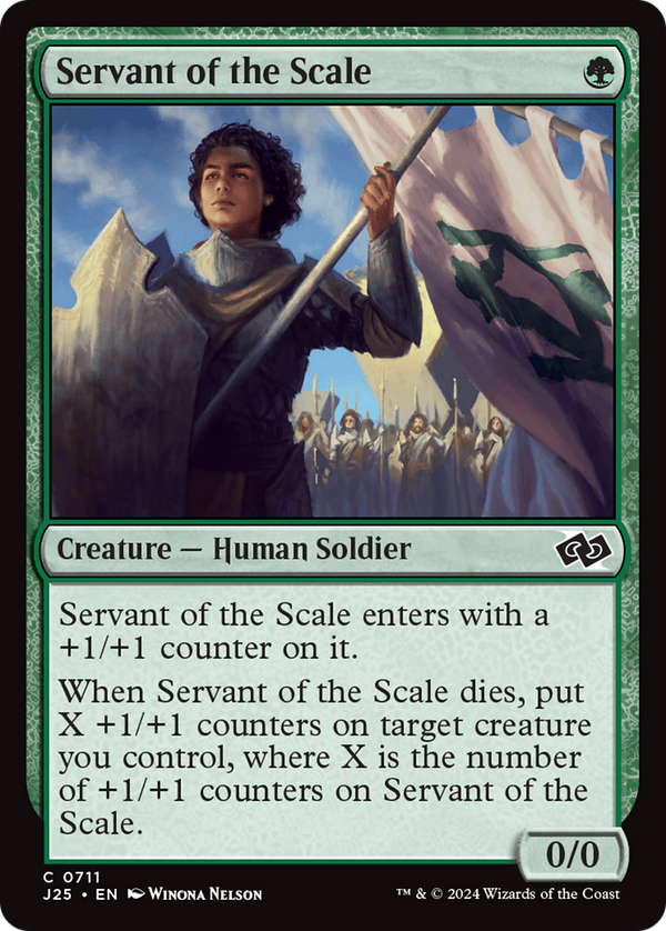Servant of the Scale (711) [Foundations Jumpstart] - Deck Out Gaming