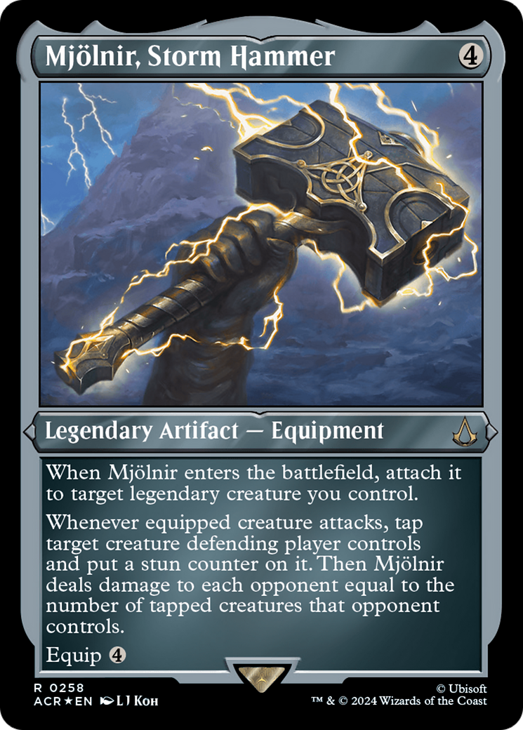 Mjölnir, Storm Hammer (258) [Assassin's Creed] etched - Deck Out Gaming