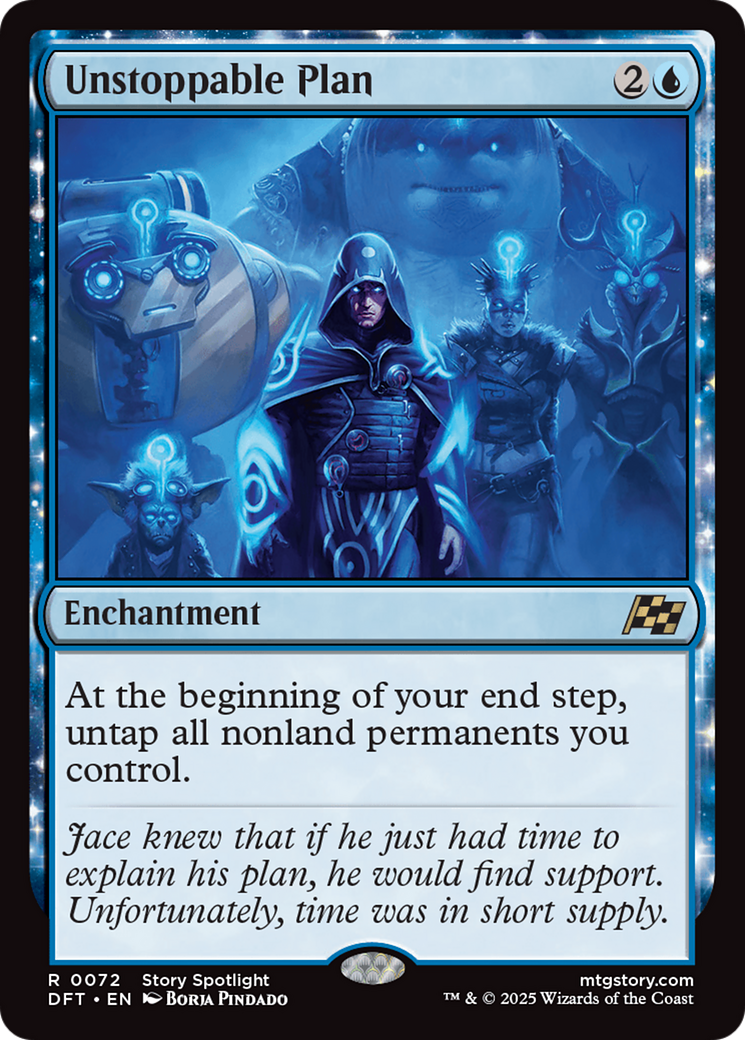 Unstoppable Plan (72) [Aetherdrift] foil - Deck Out Gaming