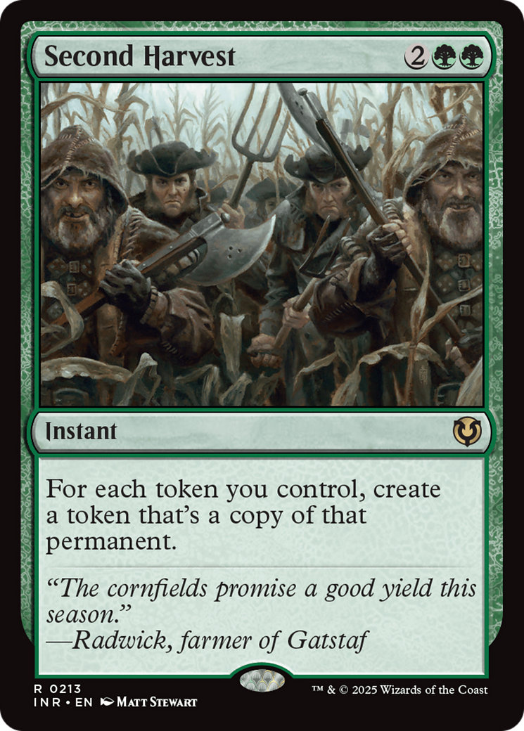 Second Harvest (213) [Innistrad Remastered] foil - Deck Out Gaming