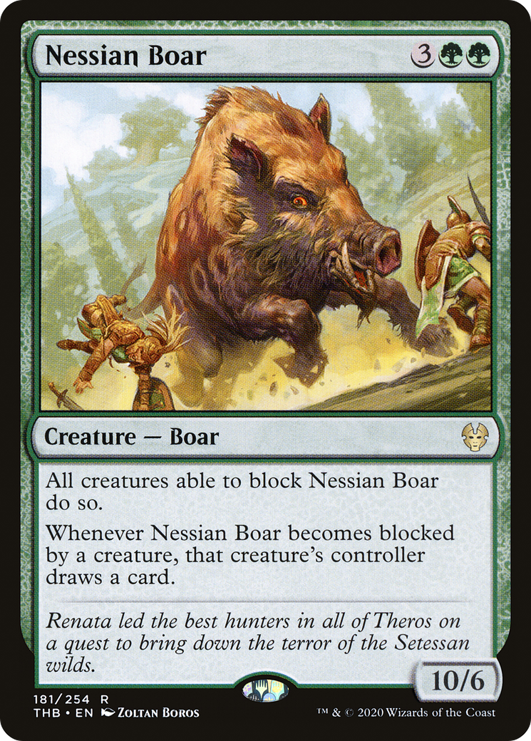 Nessian Boar (181) [Theros Beyond Death] - Deck Out Gaming