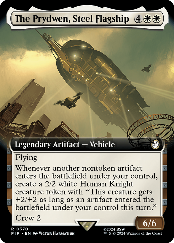 The Prydwen, Steel Flagship (Extended Art) (370) [Fallout] - Deck Out Gaming