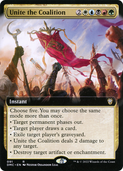 Unite the Coalition (Extended Art) (91) [Commander: Dominaria United] - Deck Out Gaming