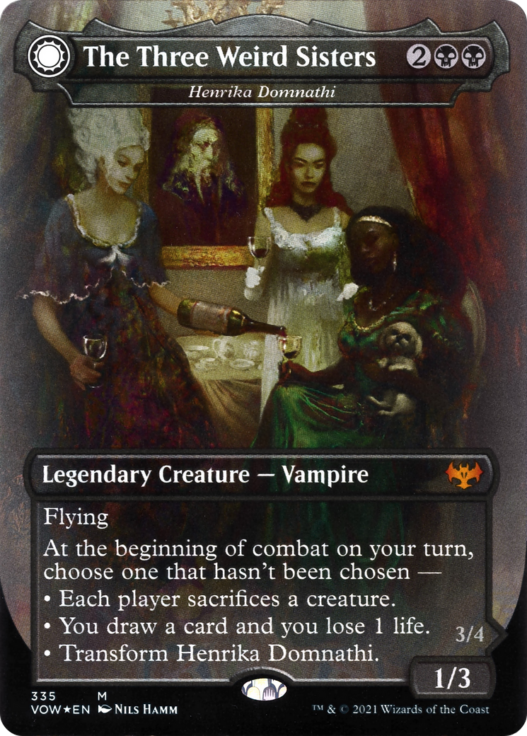 The Three Weird Sisters - Henrika Domnathi (335) [Innistrad: Crimson Vow] - Deck Out Gaming