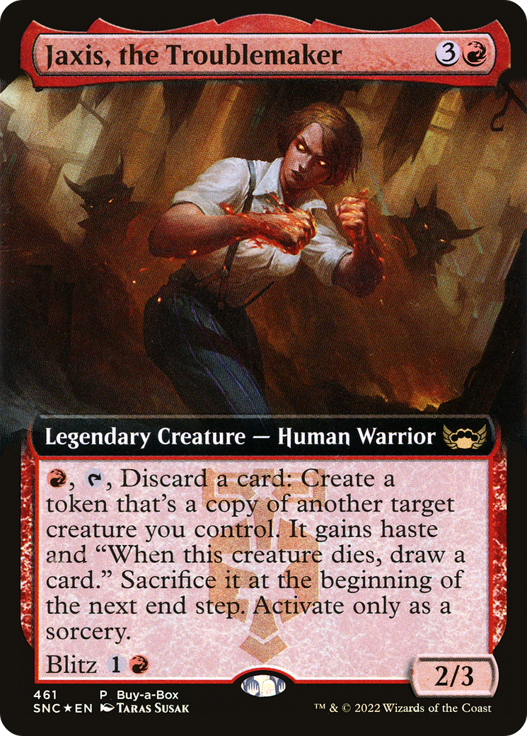 Jaxis, the Troublemaker (461) [Buy-A-Box Promos] foil - Deck Out Gaming