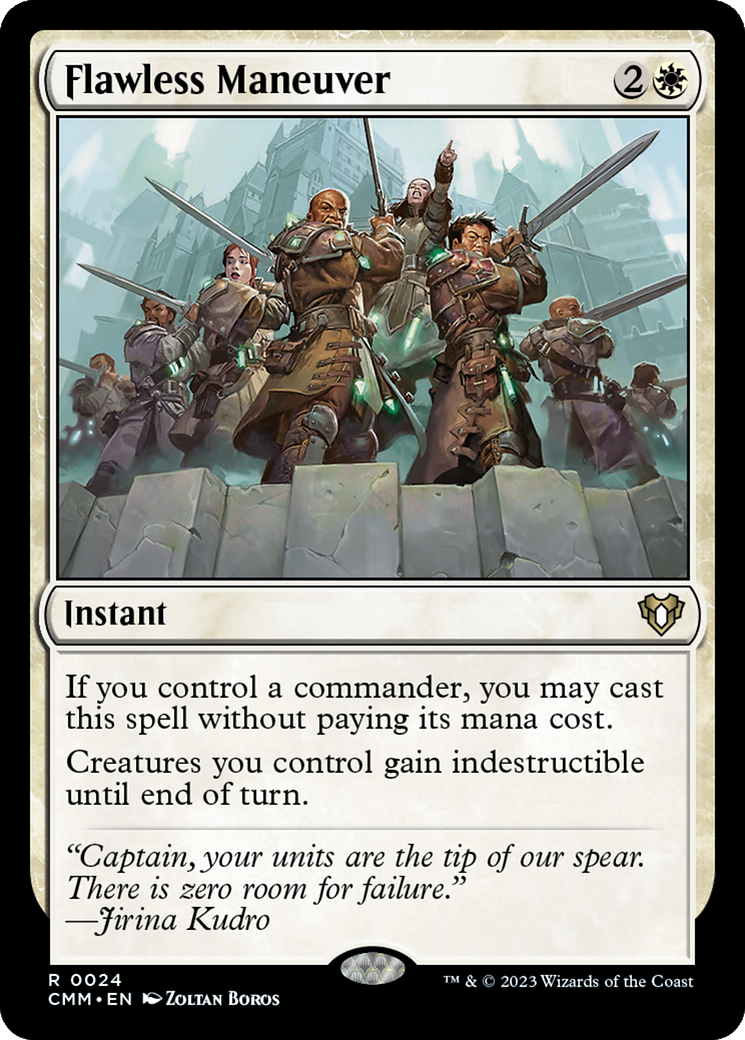 Flawless Maneuver (24) [Commander Masters] foil - Deck Out Gaming