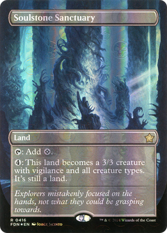 Soulstone Sanctuary (Borderless) (Mana Foil) (416) [Foundations] foil - Deck Out Gaming