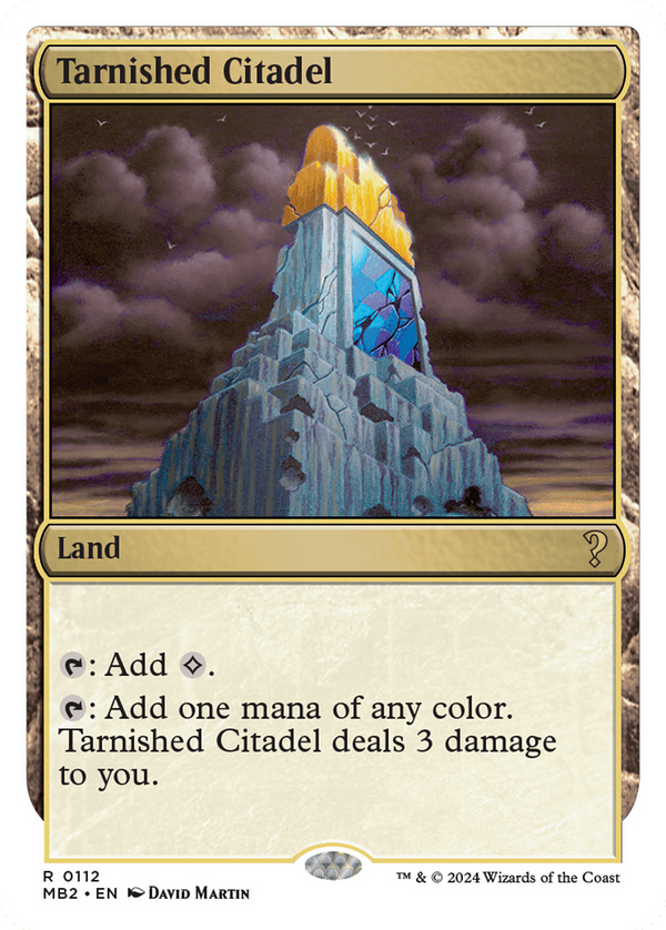 Tarnished Citadel (White Border) (112) [Mystery Booster 2] - Deck Out Gaming