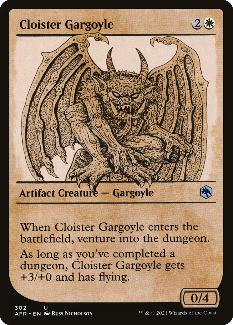 Cloister Gargoyle (302) [Adventures in the Forgotten Realms] - Deck Out Gaming