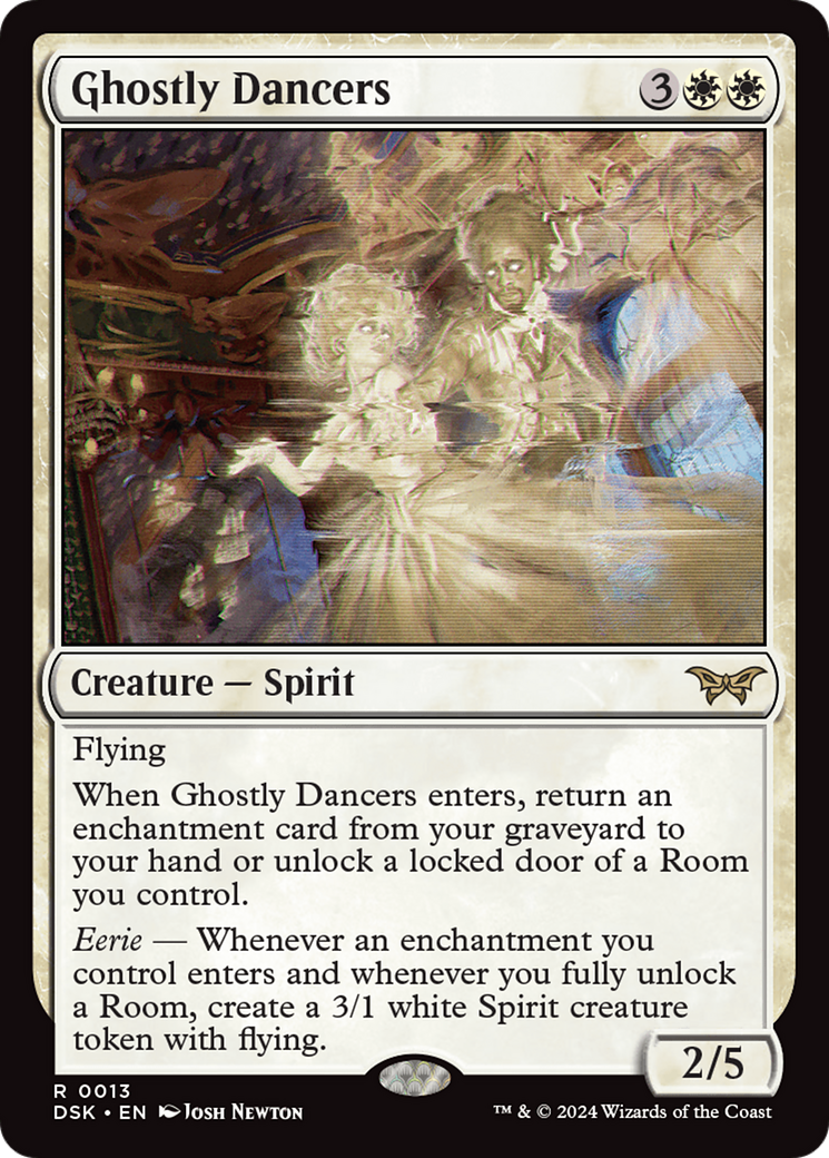 Ghostly Dancers (13) [Duskmourn: House of Horror] foil - Deck Out Gaming