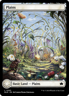 Plains (0263) (263) [Bloomburrow] foil - Deck Out Gaming