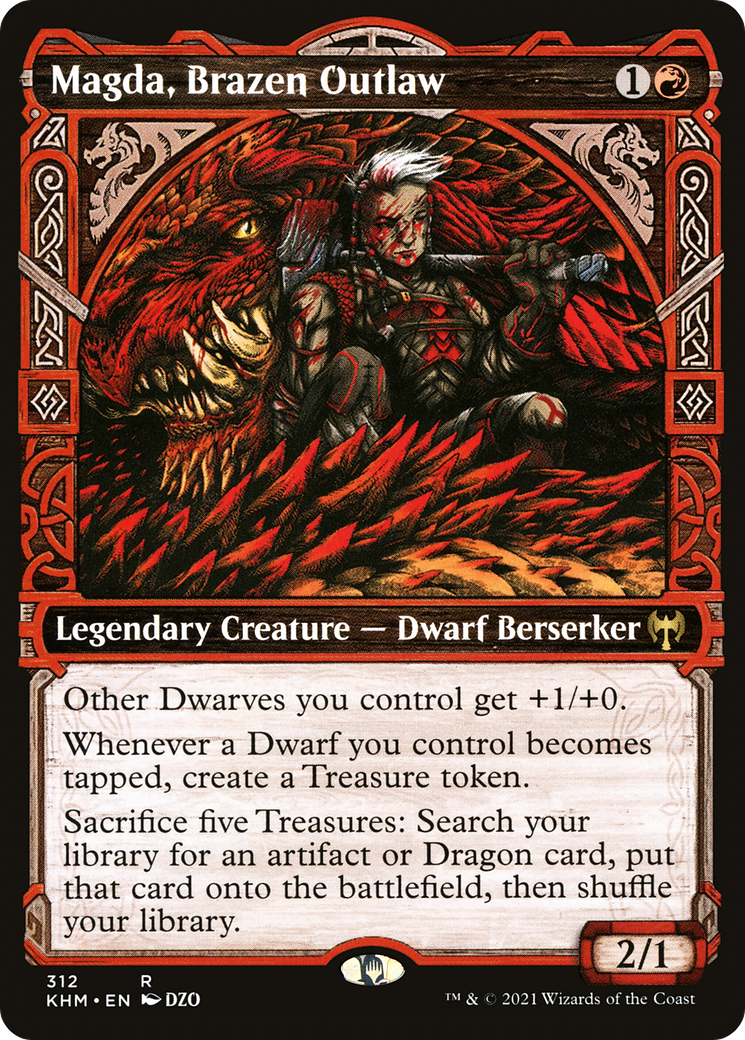 Magda, Brazen Outlaw (Showcase) (312) [Kaldheim] foil - Deck Out Gaming
