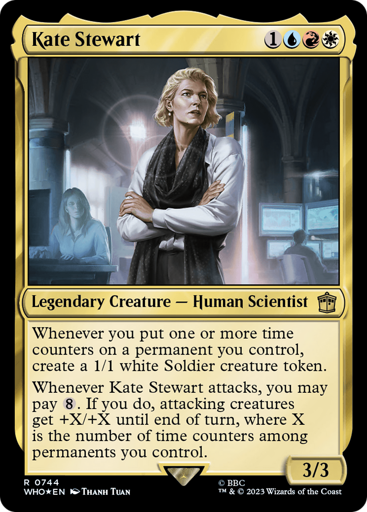 Kate Stewart (Surge Foil) (744) [Doctor Who] foil - Deck Out Gaming