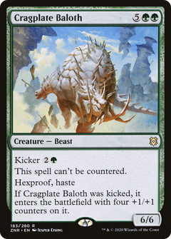 Cragplate Baloth (183) [Zendikar Rising] foil - Deck Out Gaming