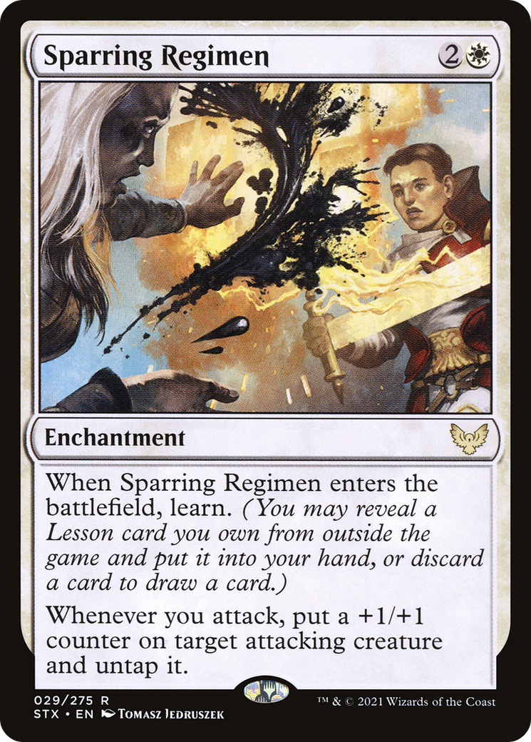 Sparring Regimen (29) [Strixhaven: School of Mages] - Deck Out Gaming