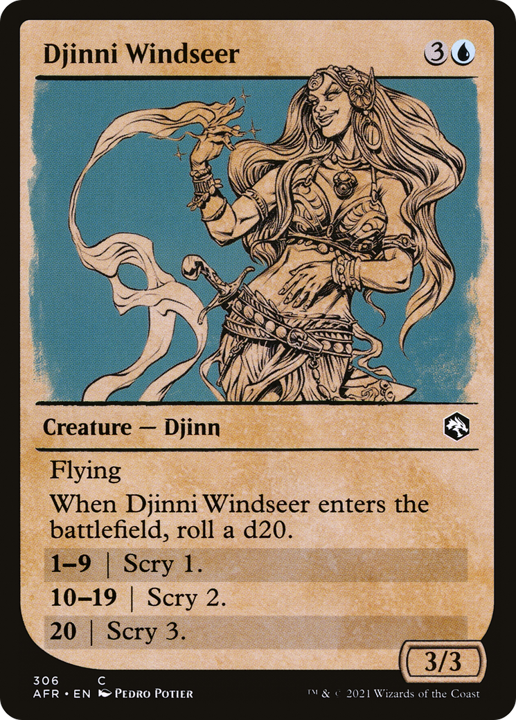 Djinni Windseer (306) [Adventures in the Forgotten Realms] - Deck Out Gaming