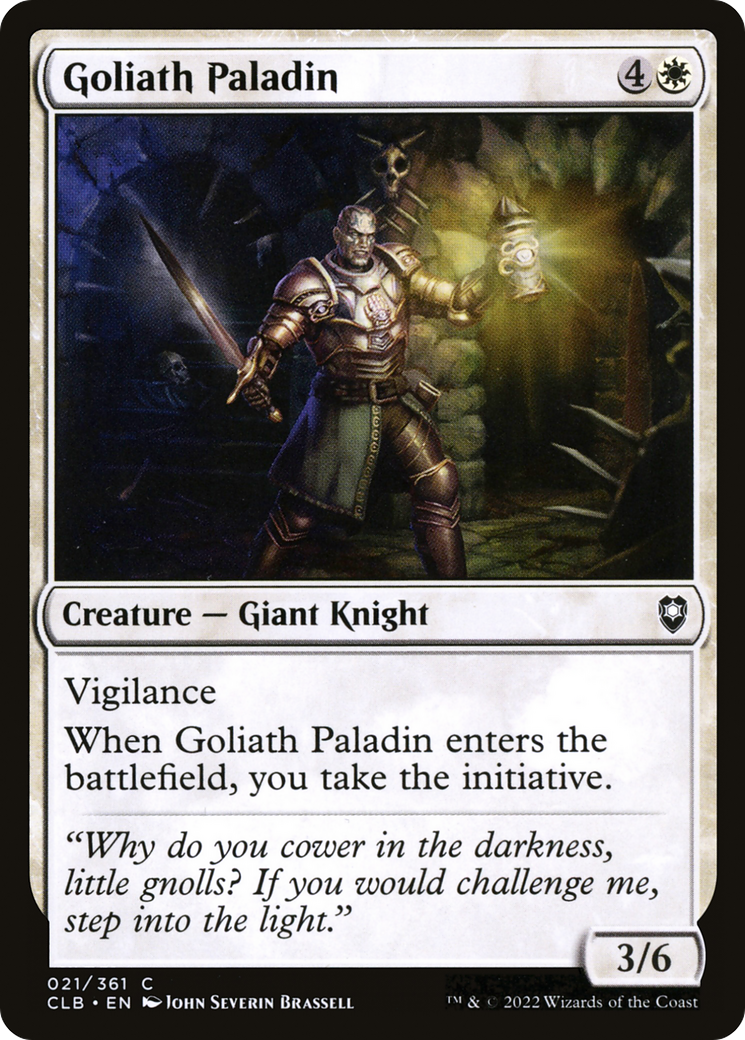Goliath Paladin (21) [Commander Legends: Battle for Baldur's Gate] foil - Deck Out Gaming