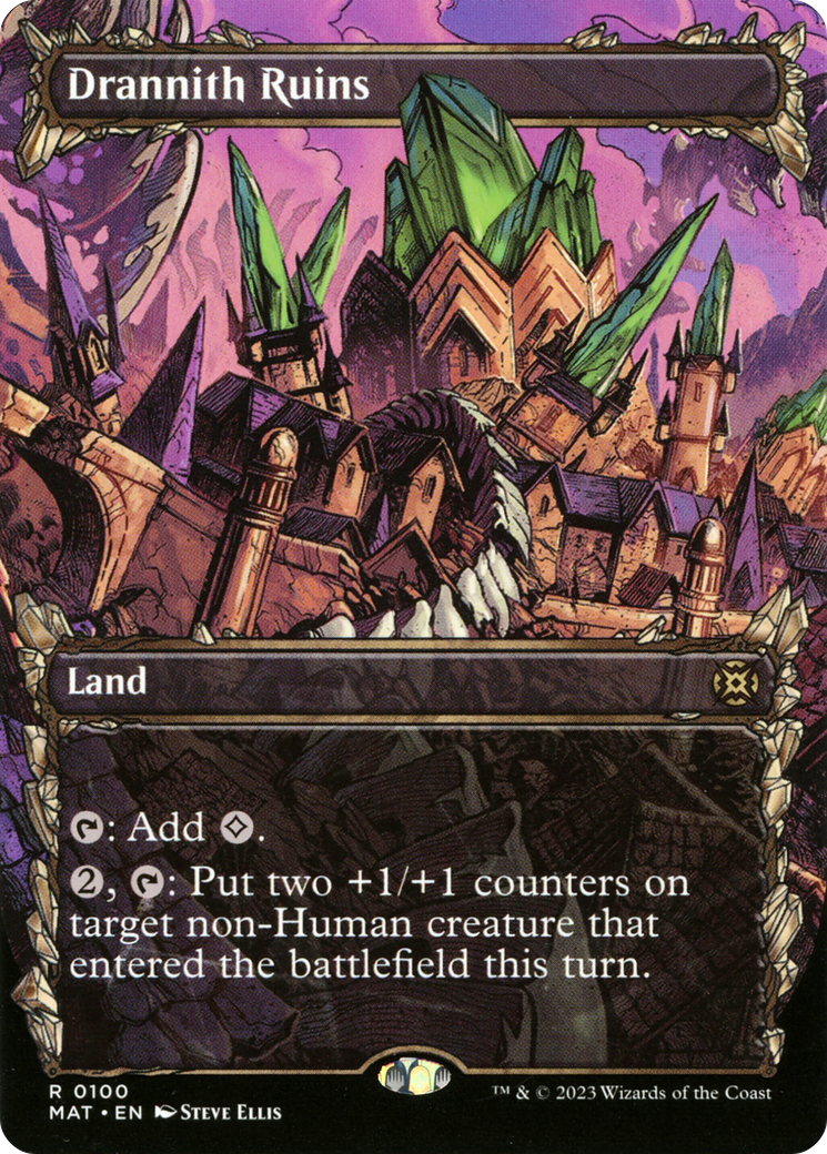 Drannith Ruins (Showcase) (100) [March of the Machine: The Aftermath] foil - Deck Out Gaming