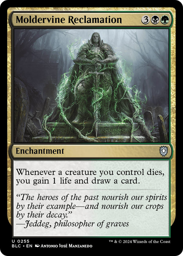 Moldervine Reclamation (255) [Bloomburrow Commander] - Deck Out Gaming