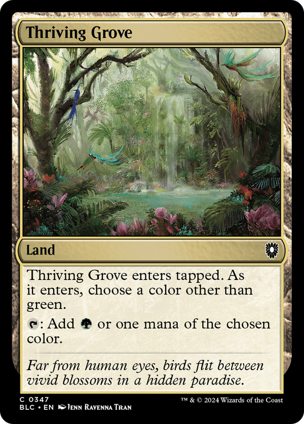 Thriving Grove (347) [Bloomburrow Commander] - Deck Out Gaming