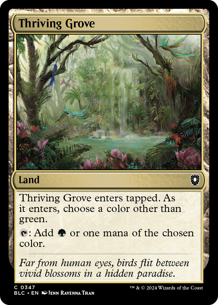 Thriving Grove (347) [Bloomburrow Commander] - Deck Out Gaming