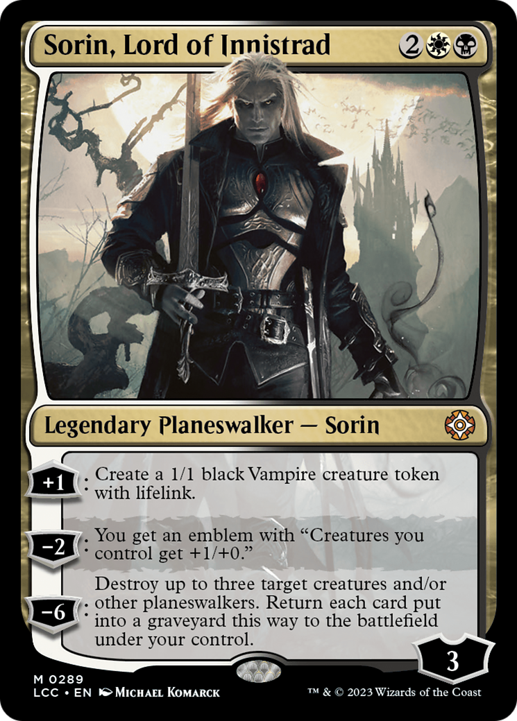 Sorin, Lord of Innistrad (289) [The Lost Caverns of Ixalan Commander] - Deck Out Gaming