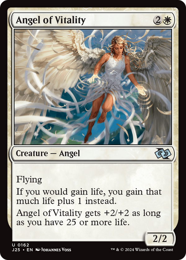 Angel of Vitality (162) [Foundations Jumpstart] - Deck Out Gaming