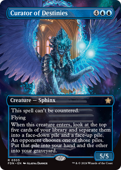 Curator of Destinies (Borderless) (305) [Foundations] - Deck Out Gaming