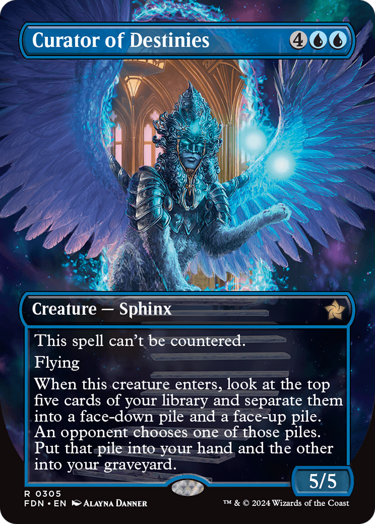 Curator of Destinies (Borderless) (305) [Foundations] - Deck Out Gaming