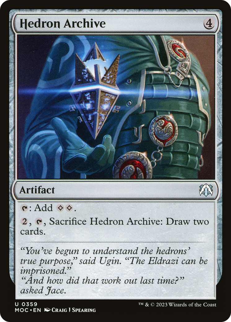 Hedron Archive (359) [March of the Machine Commander] - Deck Out Gaming