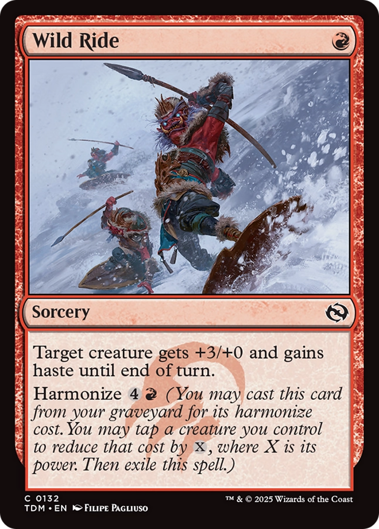 Wild Ride (132) [Tarkir: Dragonstorm] - Deck Out Gaming