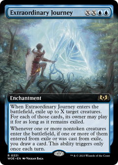 Extraordinary Journey (Extended Art) (331) [Wilds of Eldraine] foil - Deck Out Gaming