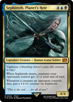 Sephiroth, Planet's Heir (553) [FINAL FANTASY] foil - Deck Out Gaming