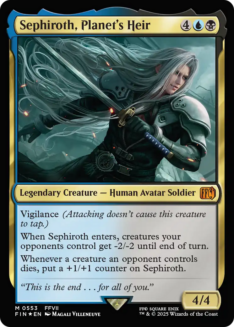 Sephiroth, Planet's Heir (553) [FINAL FANTASY] foil - Deck Out Gaming