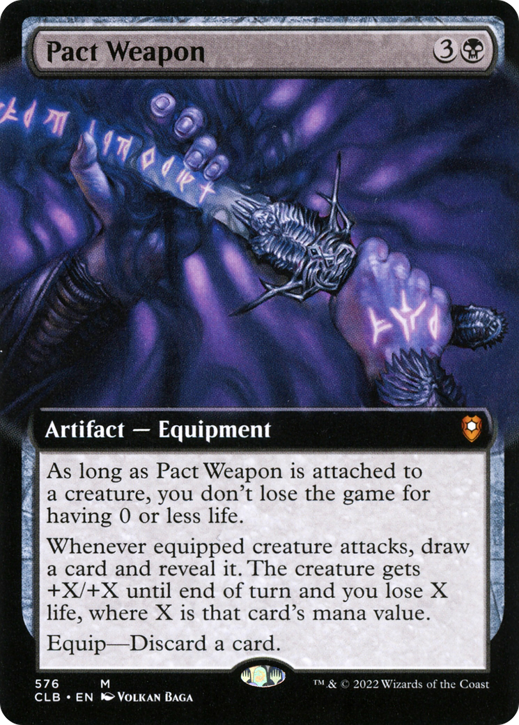 Pact Weapon (Extended Art) (576) [Commander Legends: Battle for Baldur's Gate] foil - Deck Out Gaming