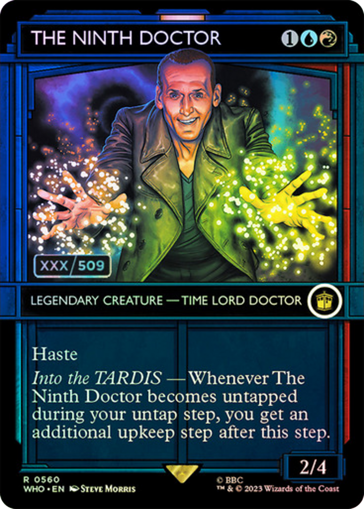 The Ninth Doctor (Serial Numbered) (560) [Doctor Who] foil - Deck Out Gaming