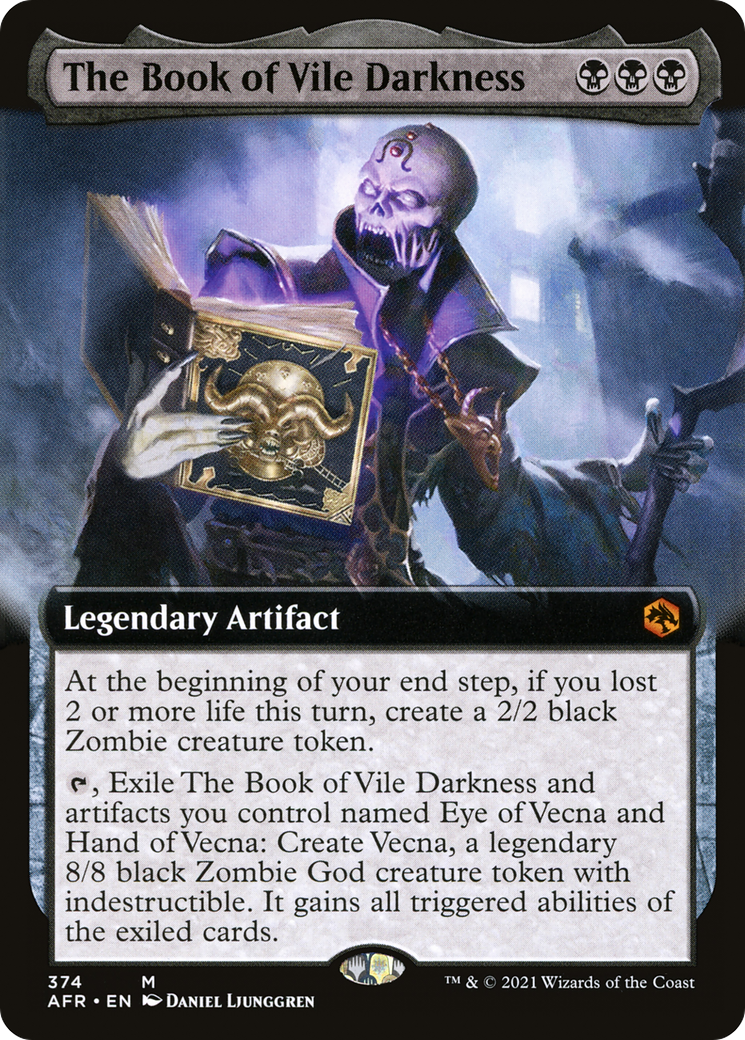 The Book of Vile Darkness (374) [Adventures in the Forgotten Realms] foil - Deck Out Gaming