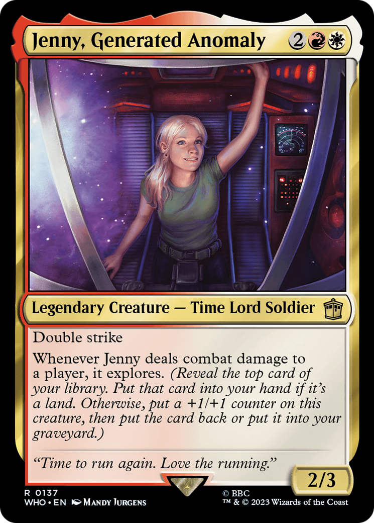 Jenny, Generated Anomaly (137) [Doctor Who] - Deck Out Gaming
