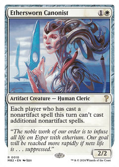 Ethersworn Canonist (White Border) (10) [Mystery Booster 2] - Deck Out Gaming