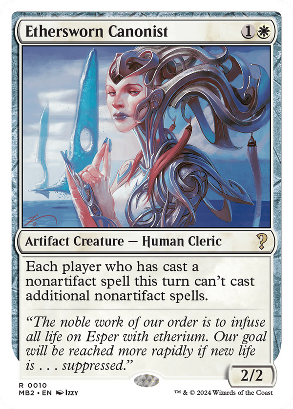 Ethersworn Canonist (White Border) (10) [Mystery Booster 2] - Deck Out Gaming