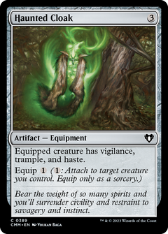 Haunted Cloak (389) [Commander Masters] foil - Deck Out Gaming