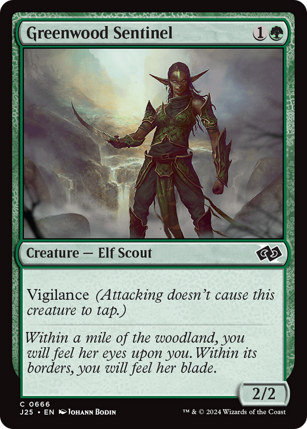 Greenwood Sentinel (666) [Foundations Jumpstart] - Deck Out Gaming