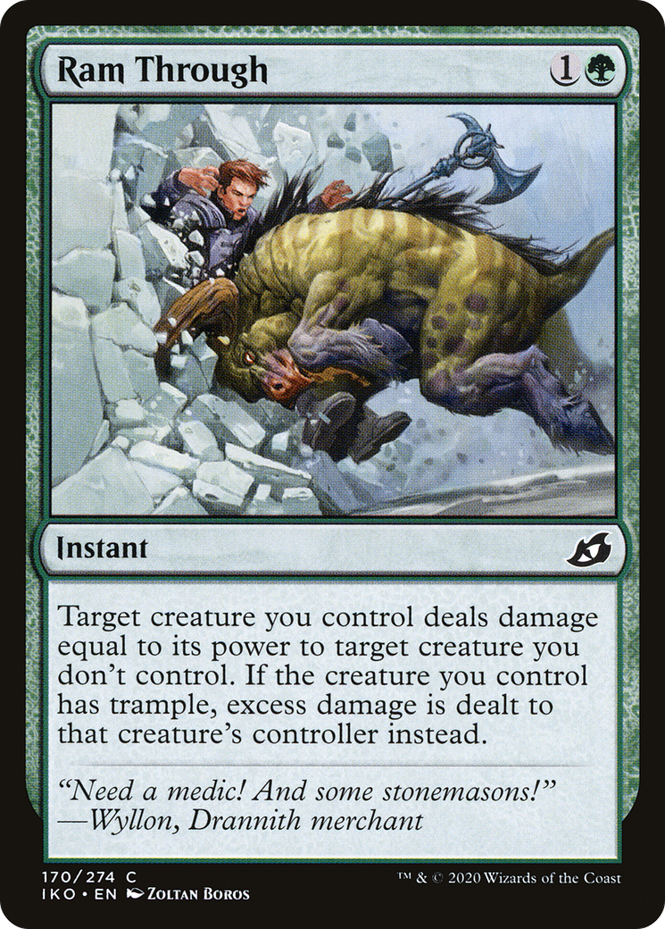 Ram Through (170) [Ikoria: Lair of Behemoths] - Deck Out Gaming