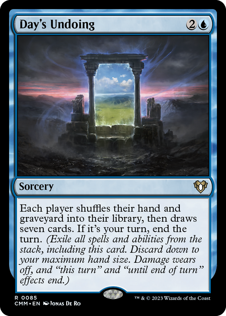 Day's Undoing (85) [Commander Masters] foil - Deck Out Gaming