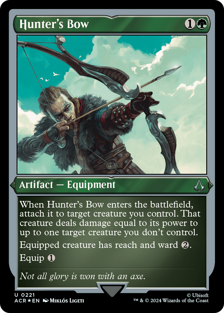 Hunter's Bow (221) [Assassin's Creed] etched - Deck Out Gaming
