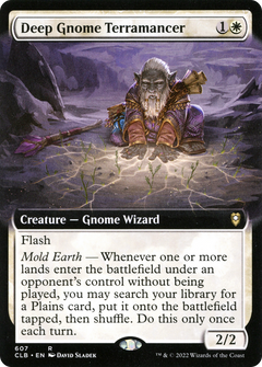 Deep Gnome Terramancer (Extended Art) (607) [Commander Legends: Battle for Baldur's Gate] - Deck Out Gaming