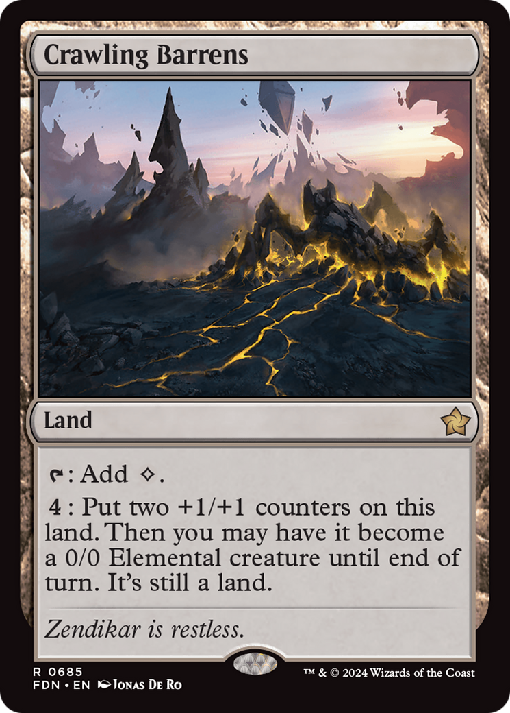 Crawling Barrens (685) [Foundations] - Deck Out Gaming